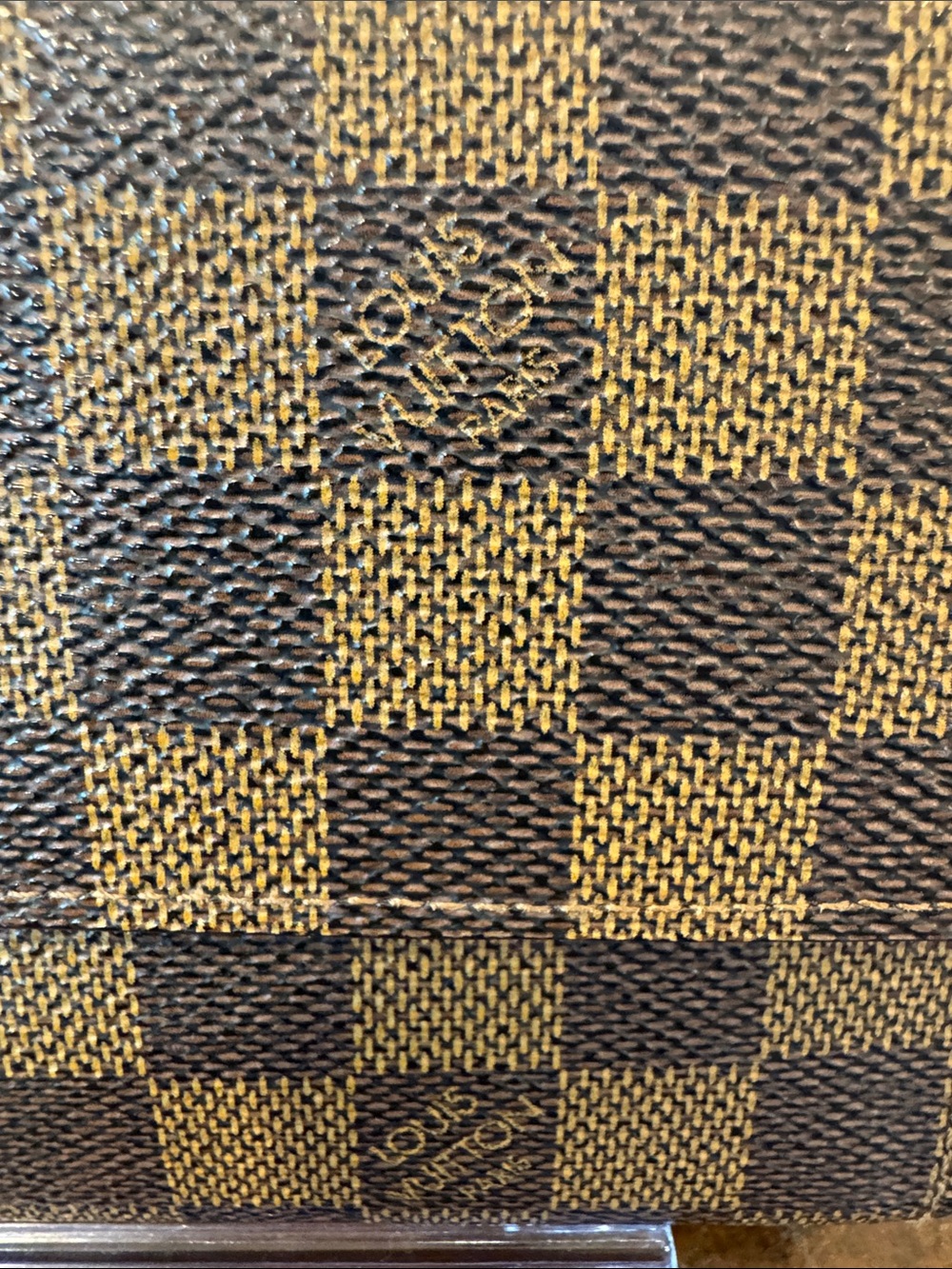 Louis Vuitton Brown Damier Ebene Canvas Long Wallet - Picture 2 of 15